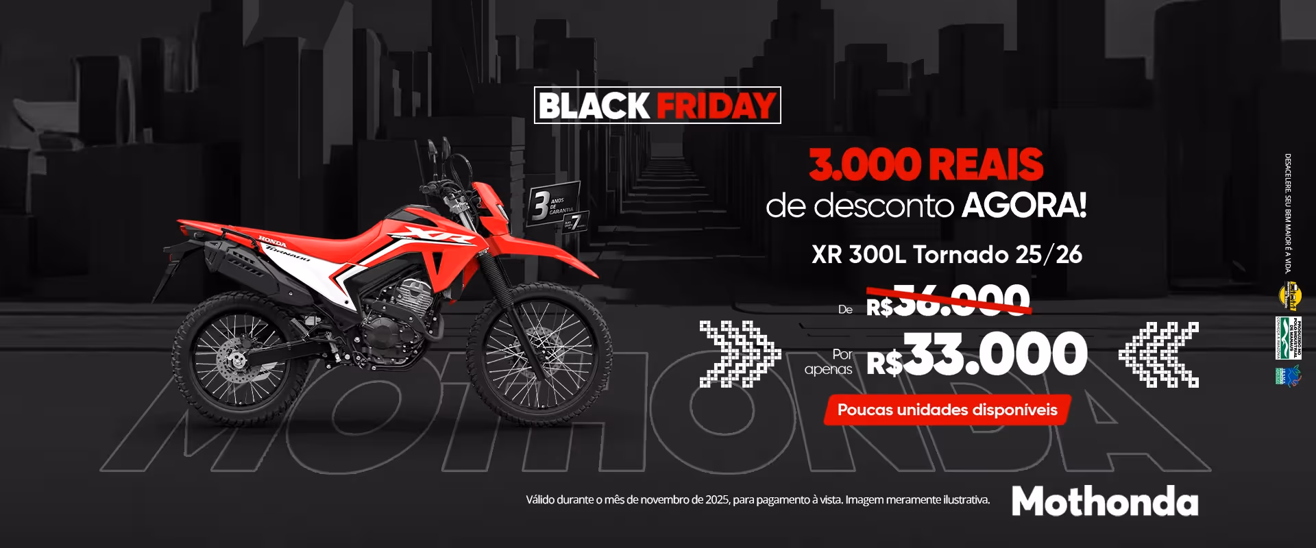 Banner XR 300L Tornado Black Friday