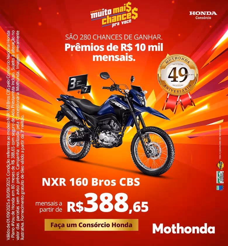 Honda NXR Bros — confira as ofertas.