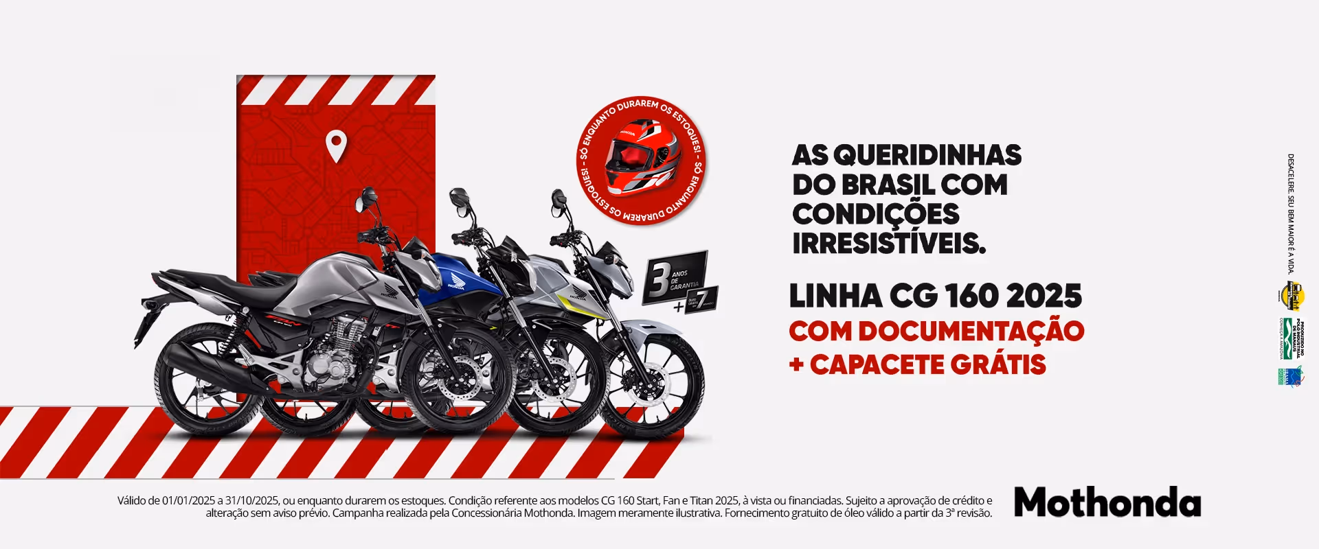 Banner Linha CG Honda