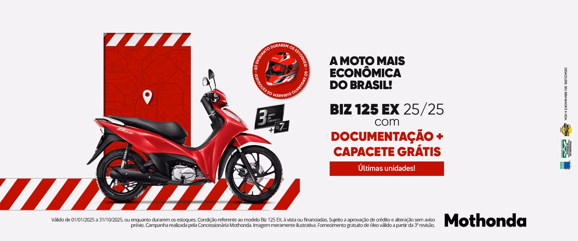 Banner Biz 125 Honda