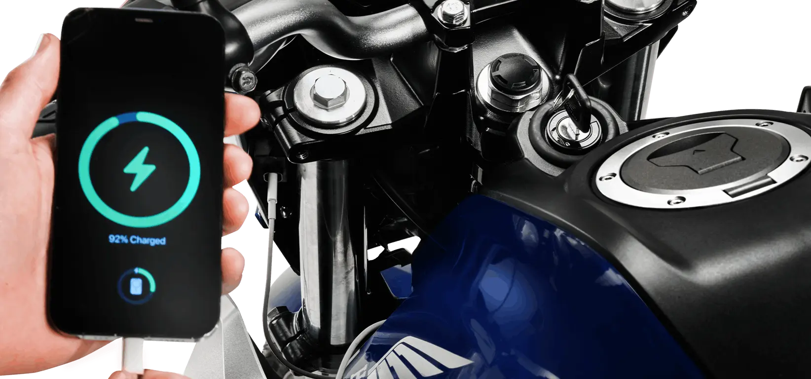 Entrada USB-C Honda CB 300F Twister