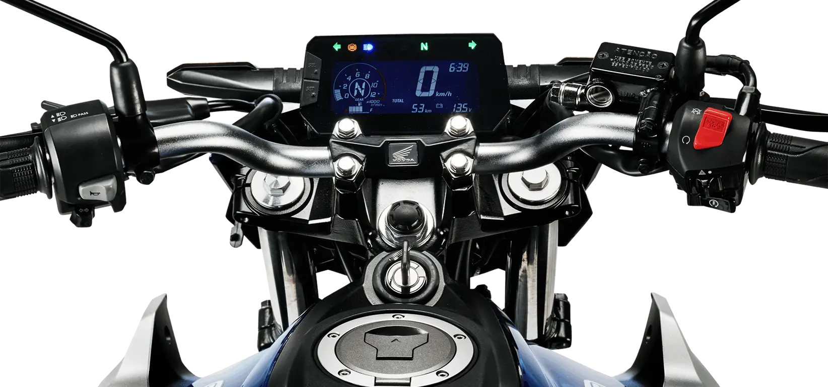 Painel digital Honda CB 300F Twister