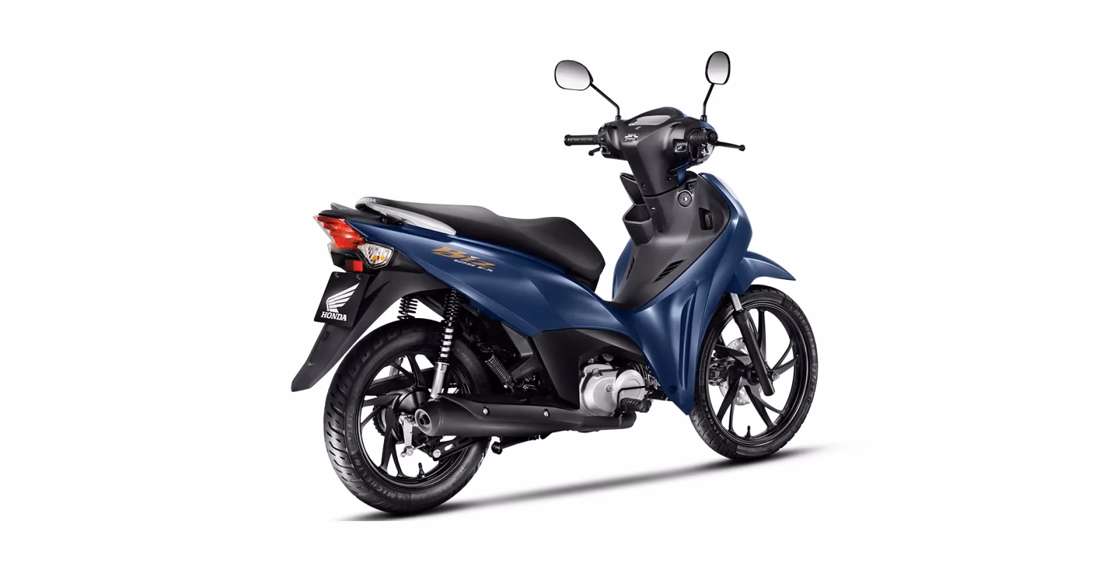 Honda Biz 125 EX traseira direita azul - 25 de 32
