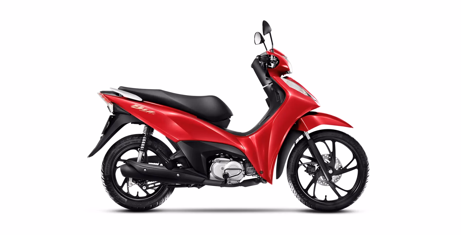 Honda Biz 125 EX lateral vermelha - 31 de 32
