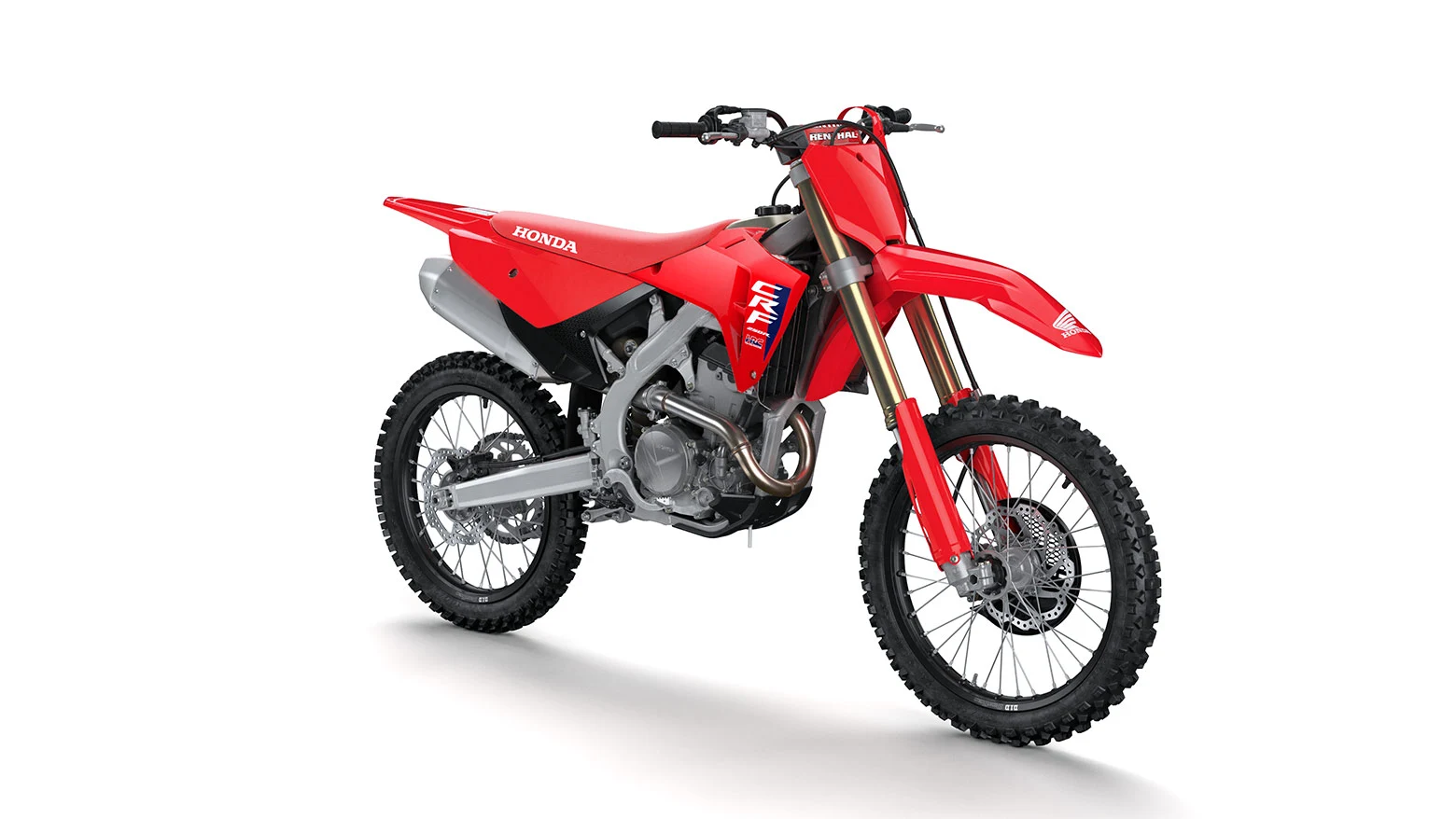 CRF 250R em estúdio vista frontal