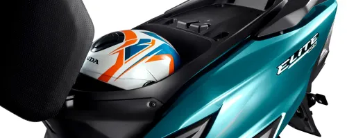 Porta-objetos central Elite 125 com capacete