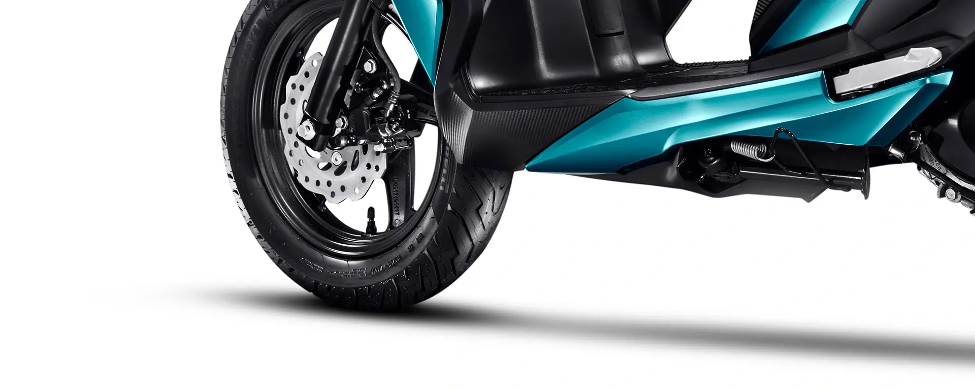 Detalhe do freio CBS Elite 125