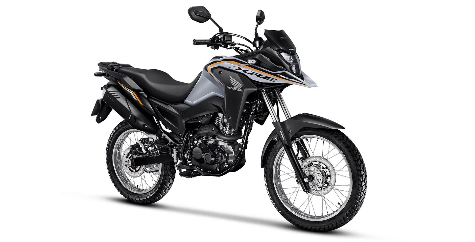 XRE 190 dianteira direita cinza