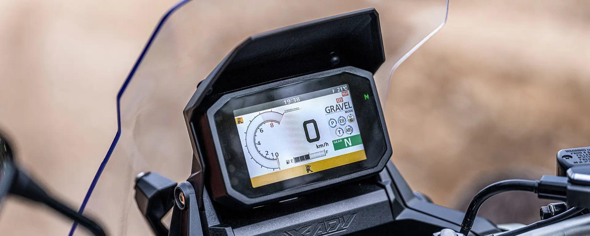 Painel com HSVCS Honda X-ADV 2025
