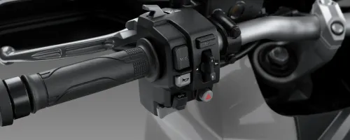 Detalhe da transmissão DCT Honda X-ADV 2025