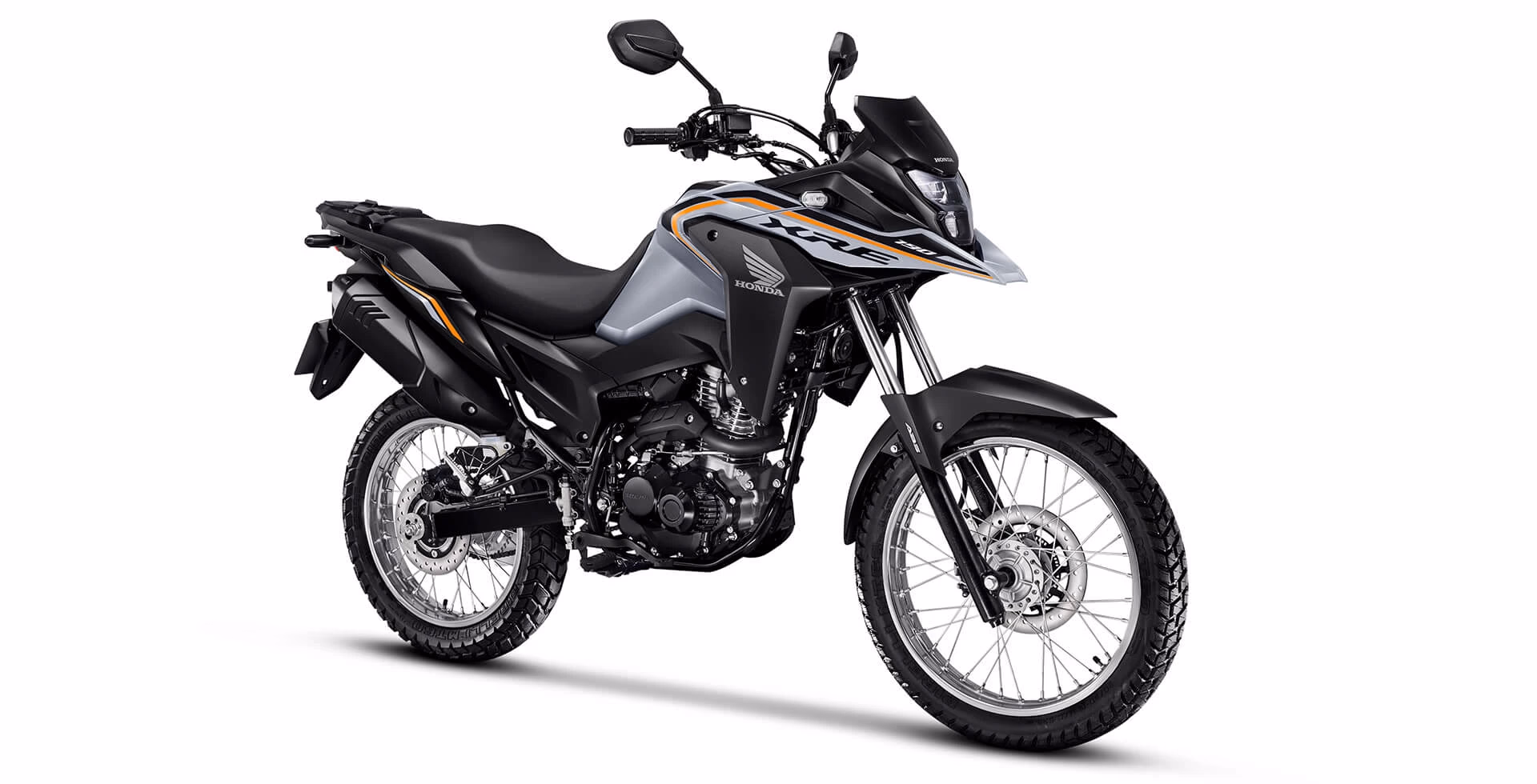 XRE 190 dianteira direita cinza